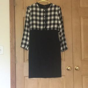 Black and white Formal dress